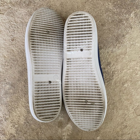 Navy slip on sneakers - Picture 4 of 4